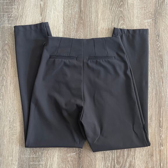 Rebecca Taylor High Waisted Tailored Skinny Leg Crop Pants in Black - Size: 4 - Picture 6 of 8